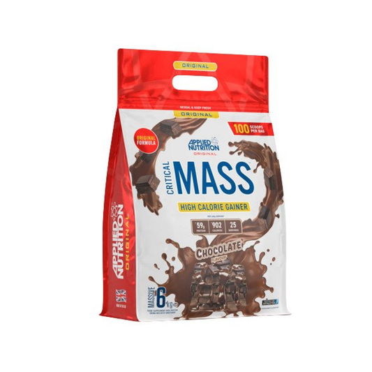 APPLIED NUTRITION CRITICAL MASS - ORIGINAL CHOCOLATE - 6000 GRAMS