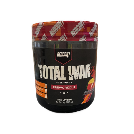 REDCON1 TOTAL WAR - PREWORKOUT STRAWBERRY MANGO - 426 GRAMS